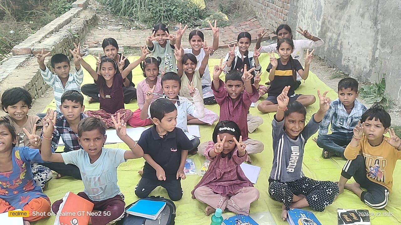 Classroom learning - Akshadam colony New