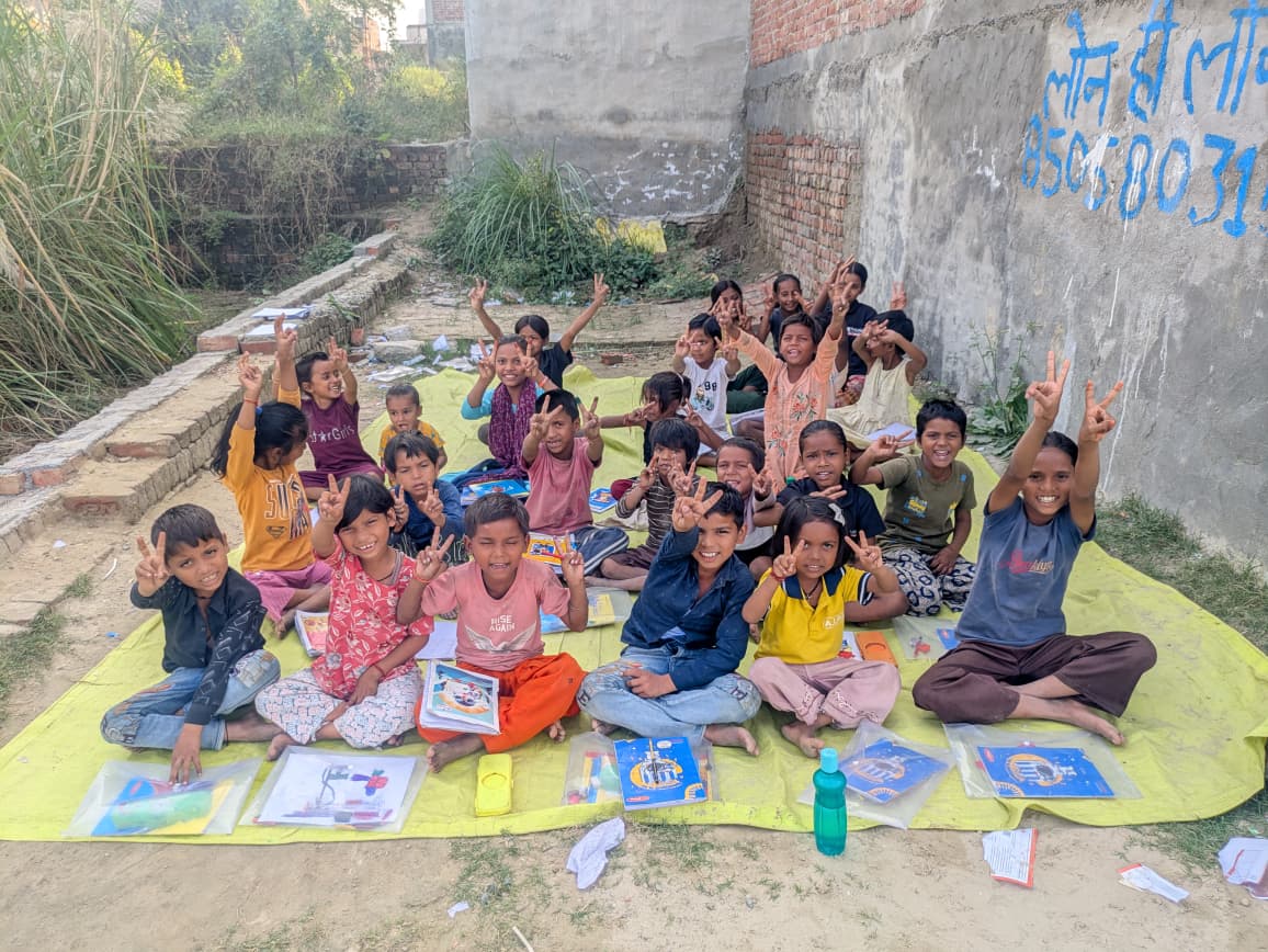 Classroom learning - Akshadam colony New
