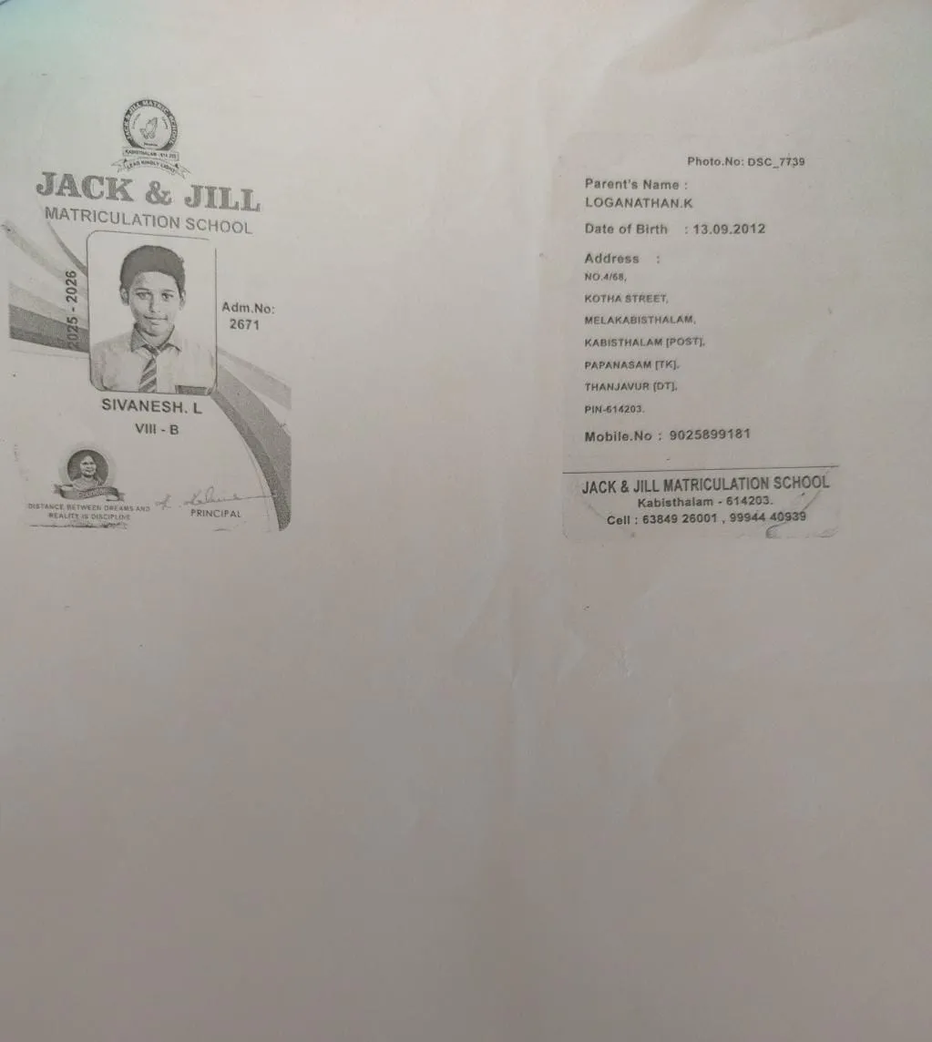 Bonafide Certificate
