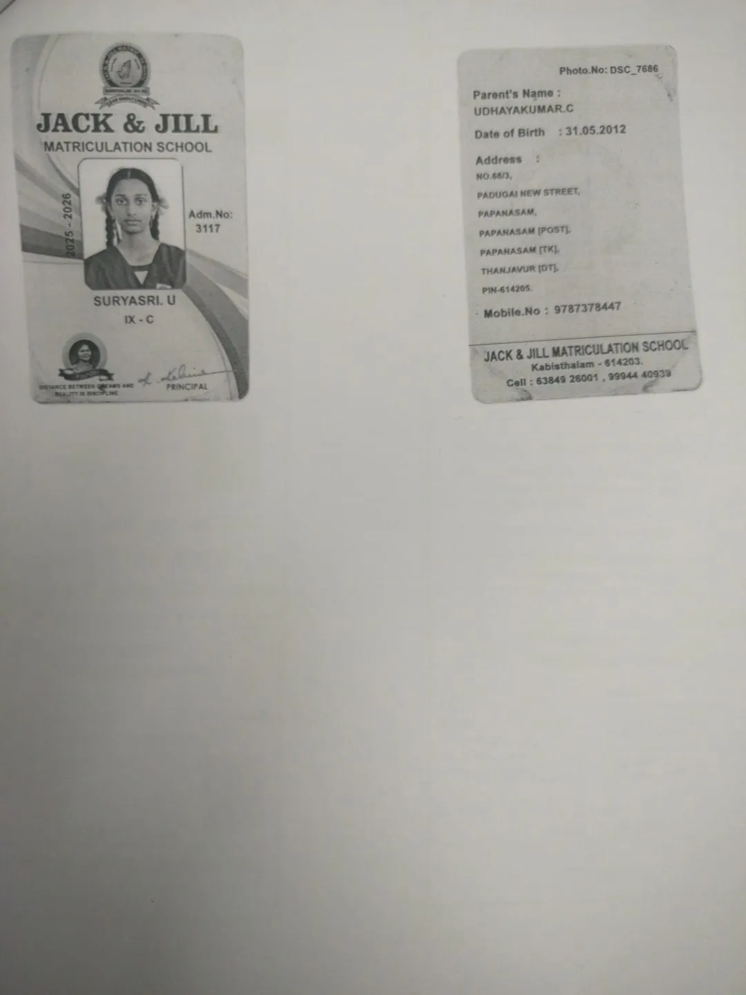 Bonafide Certificate