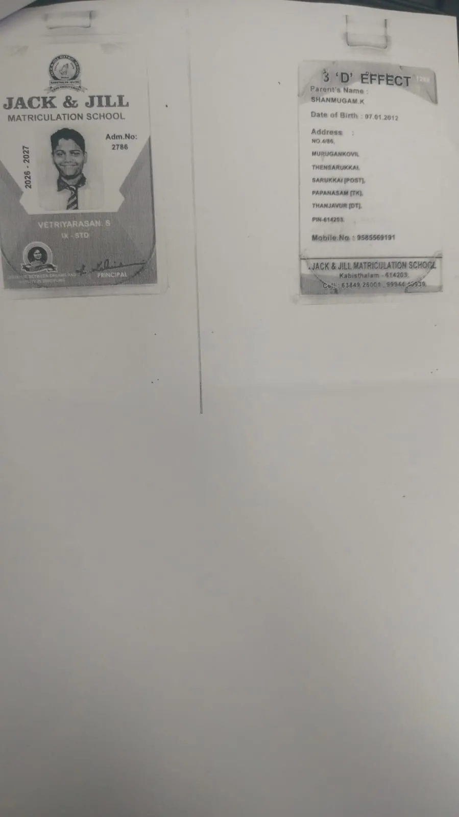 Bonafide Certificate