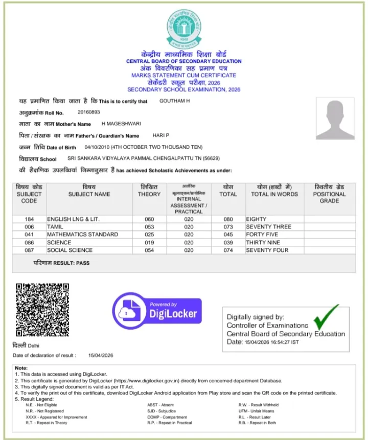 Marksheet