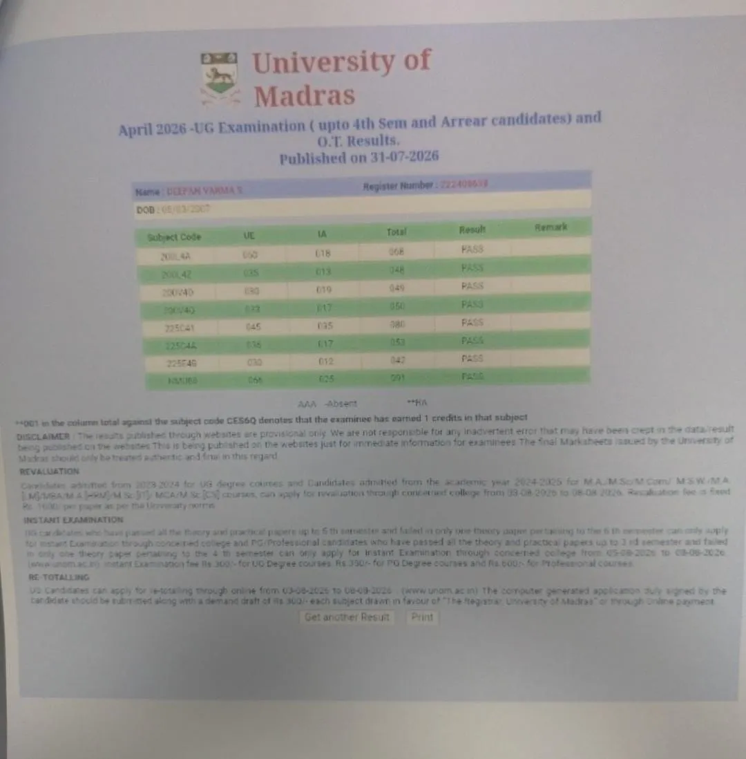 Marksheet