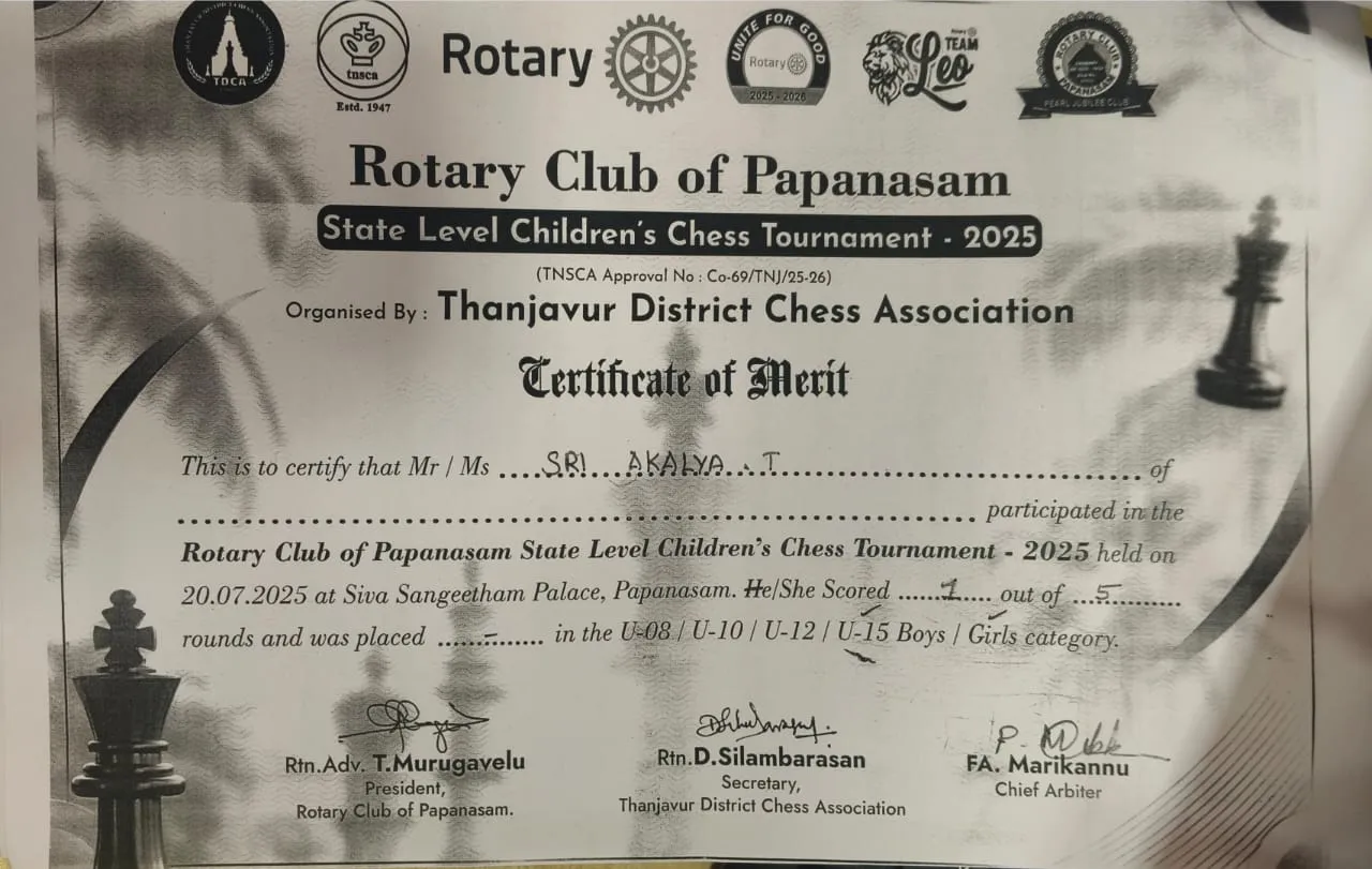 Sports Certificate