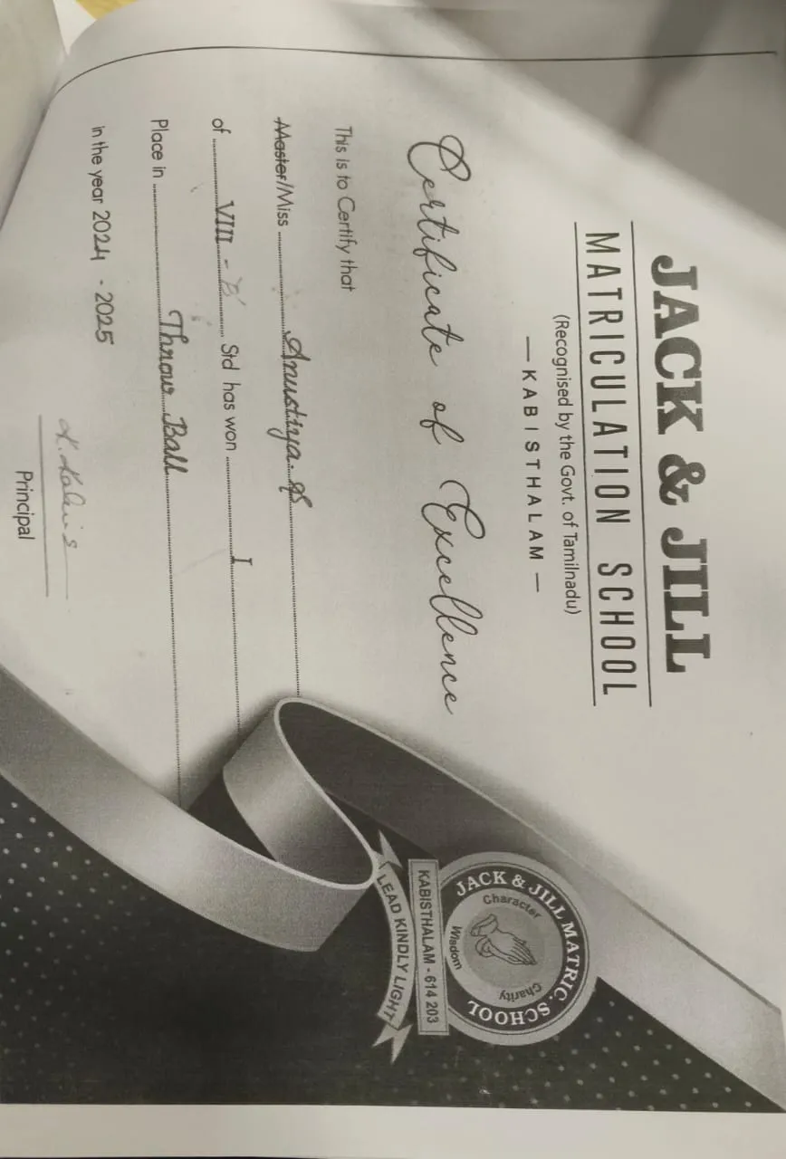 Sports Certificate