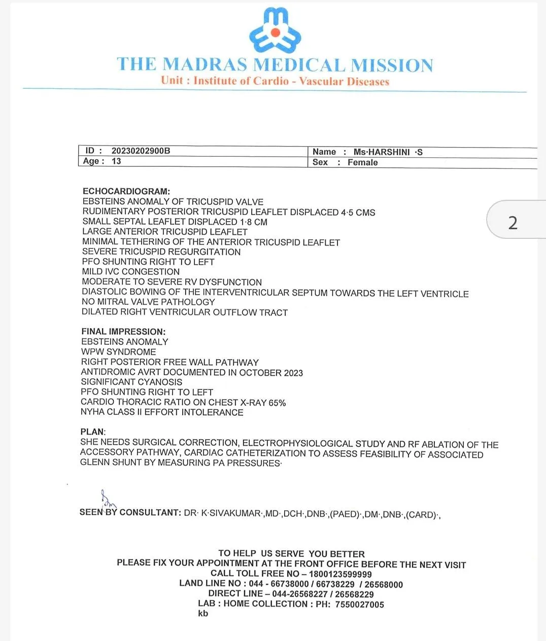 donation details