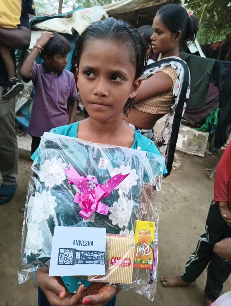 Diwali kit distribution by Thaagam Foundation